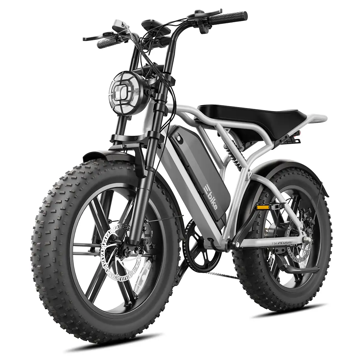 TST® R002 20'' 1500W Full Suspension Moped-style Electric Bike - Image 17