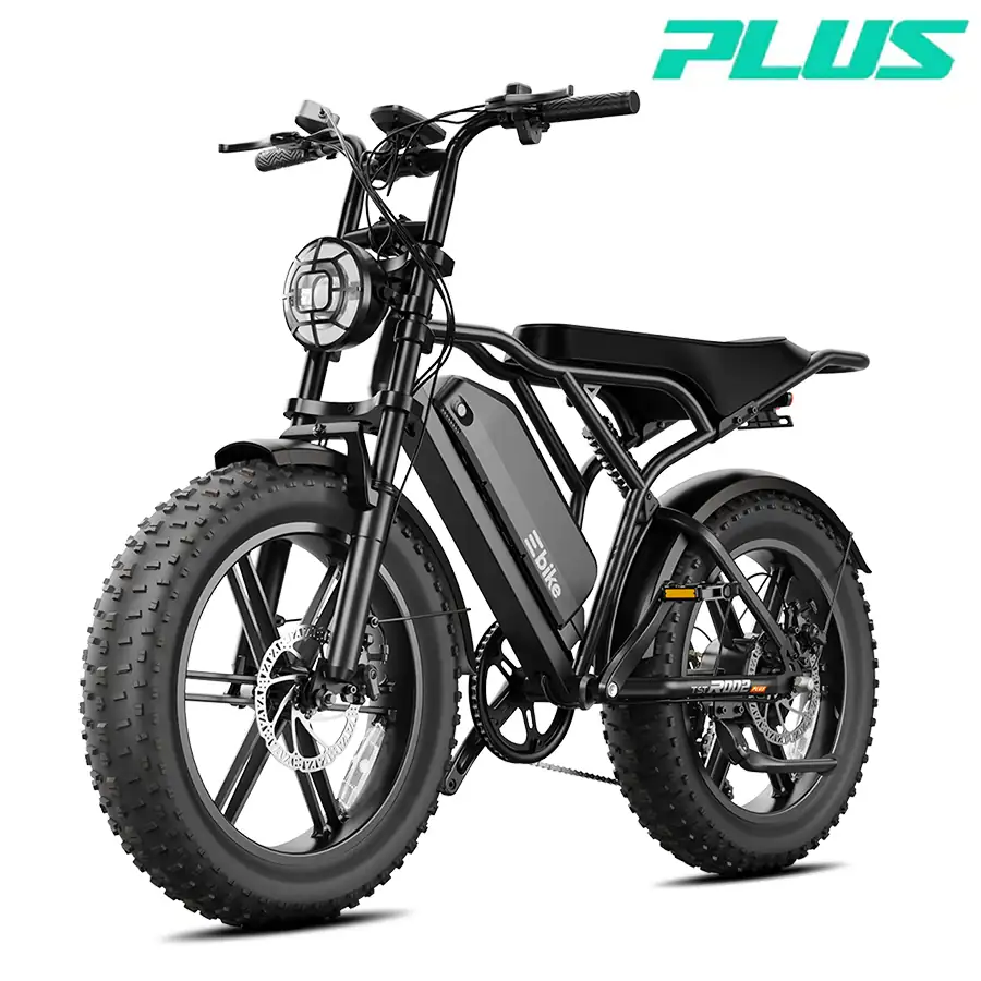 TST® R002 20'' 1500W Full Suspension Moped-style Electric Bike - Image 19