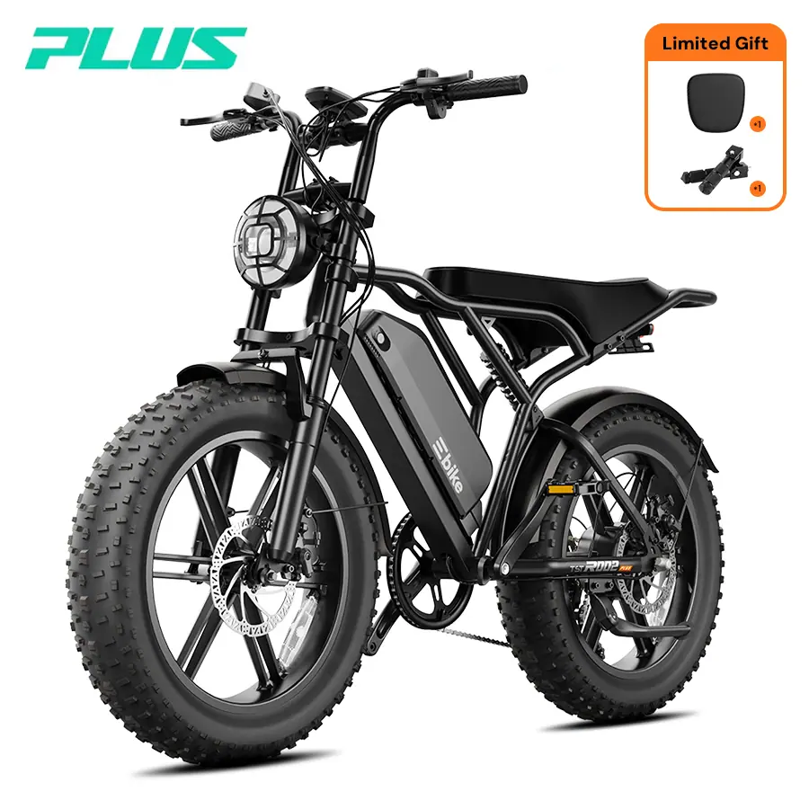 TST® R002 20'' 1500W Full Suspension Moped-style Electric Bike - Image 21